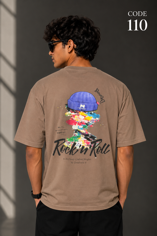 Bad boys brown tee