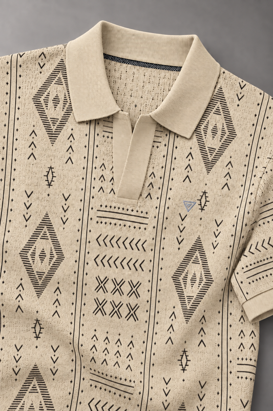 Signature Polo – Sandstone Geometry