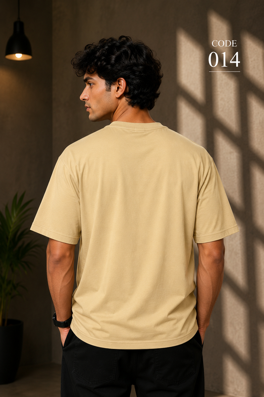Outdoor Escape Beige – Graphic Regular-Fit T-Shirt