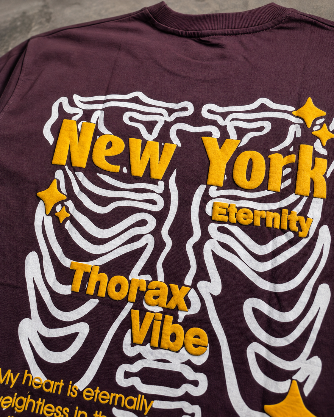 New York Eternity – Puff Print Regular-Fit T-Shirt