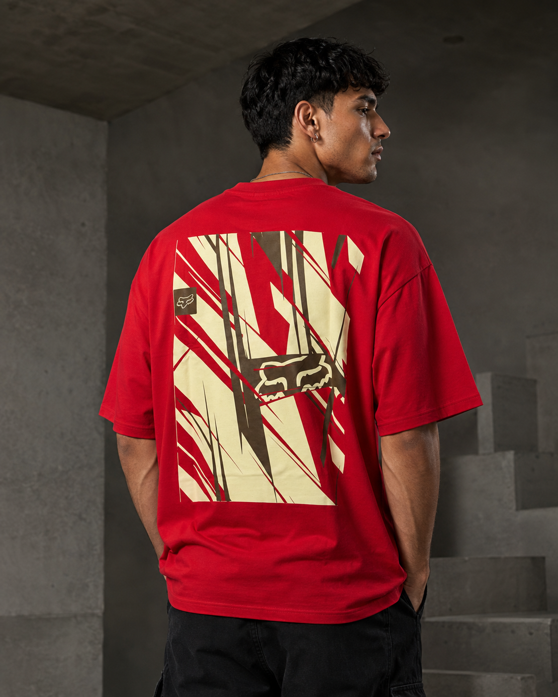 Fox Racing – Back Graphic Oversized T-Shirt