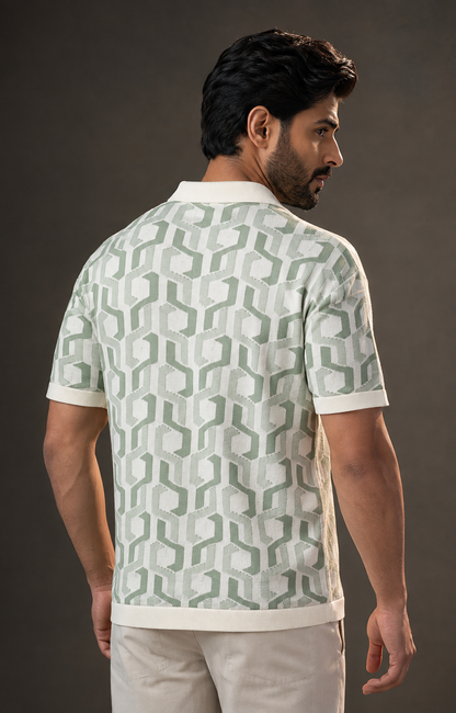Signature Polo – Sage Labyrinth
