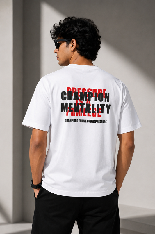 Champion mentality white tee