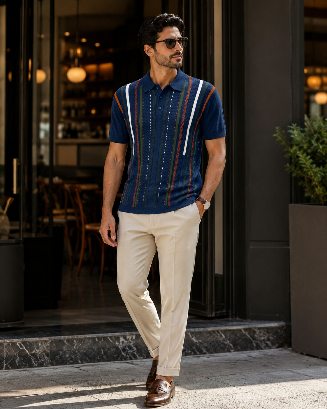 Signature Polo – Regatta Stripe