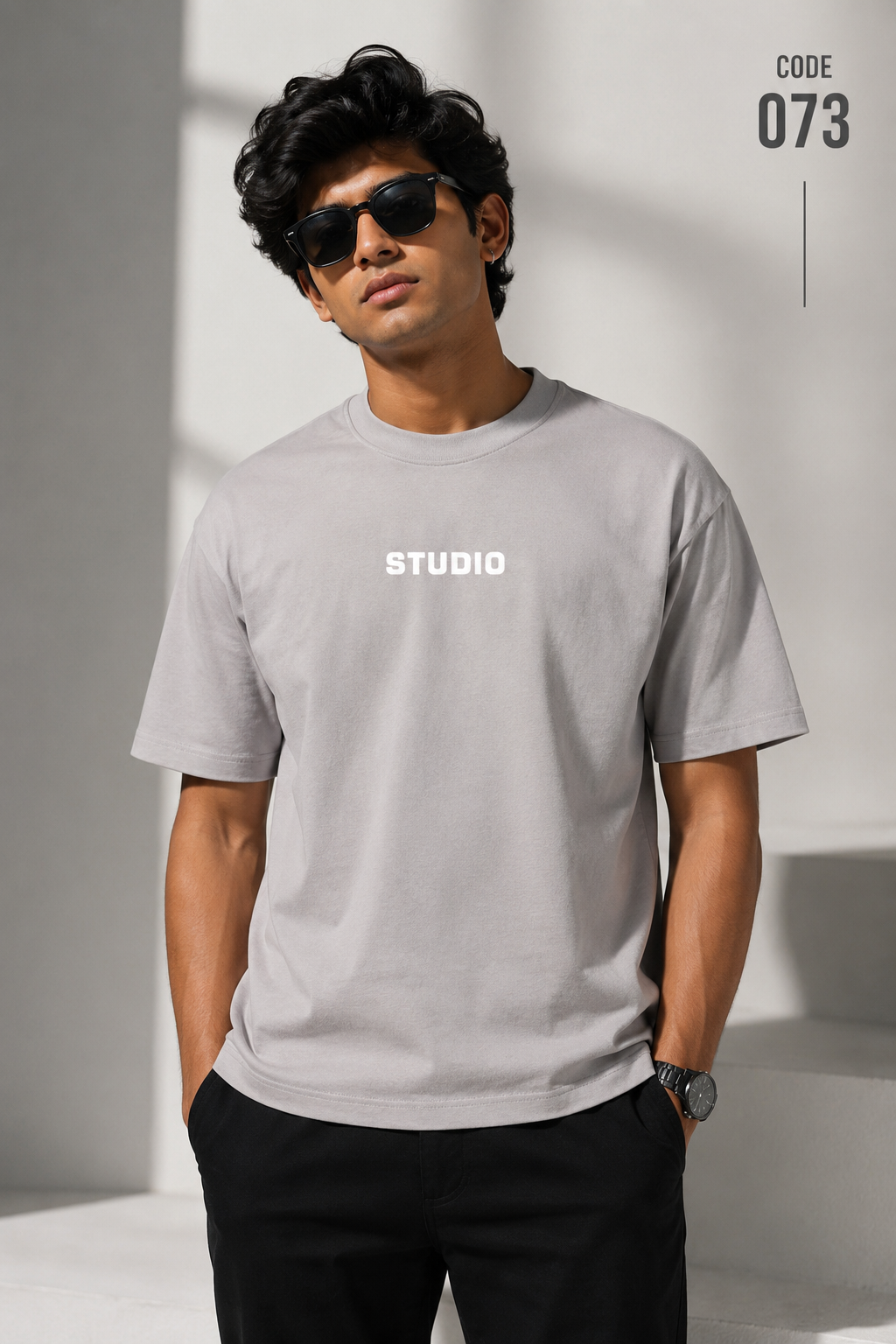 Studio grey tee