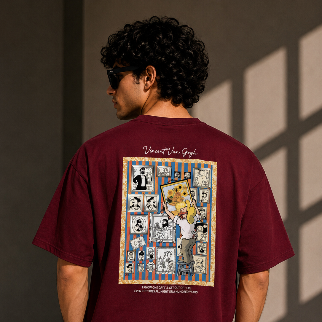 Stay focused vangough edition tee