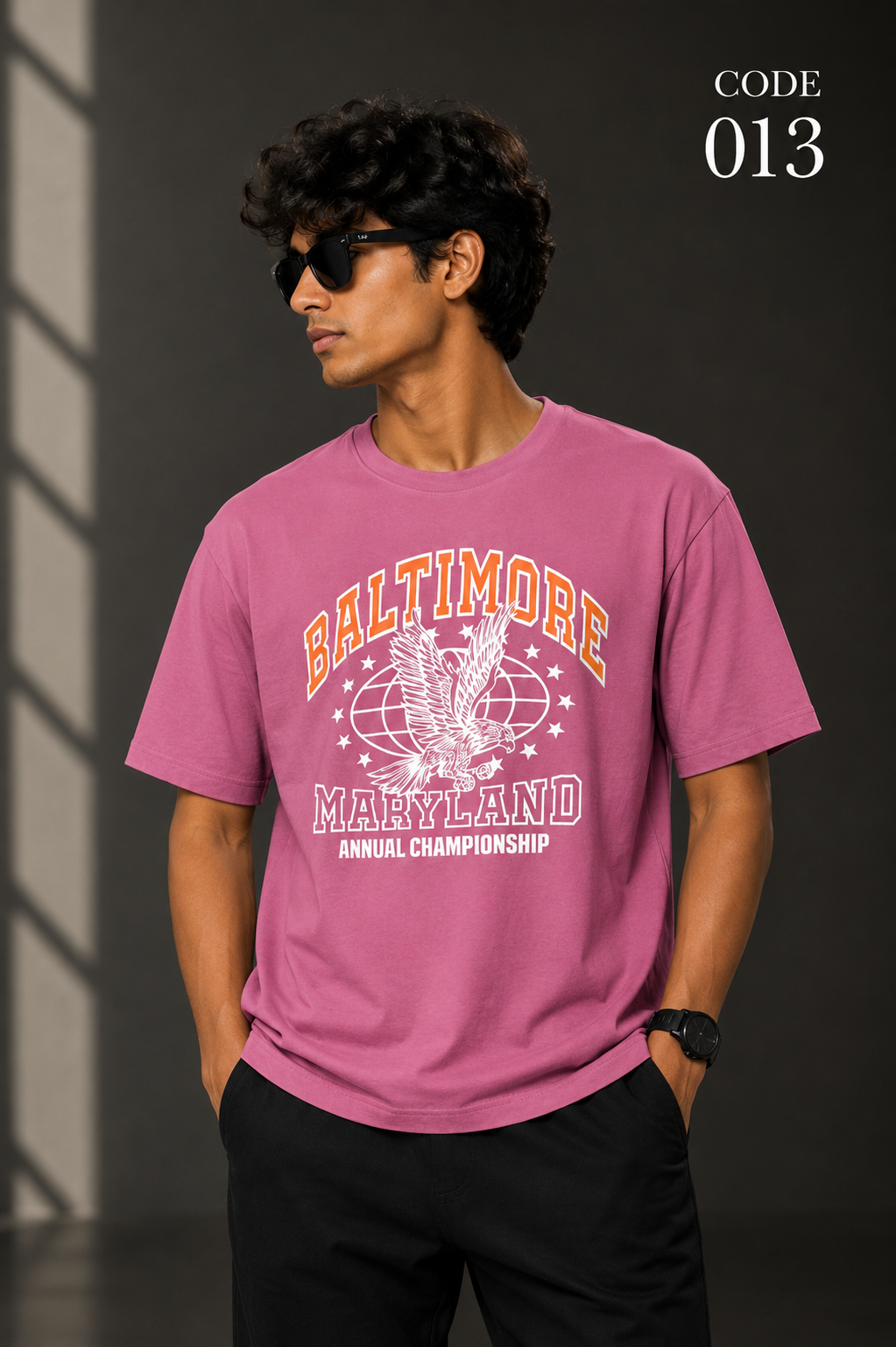 Baltimore Pink tee