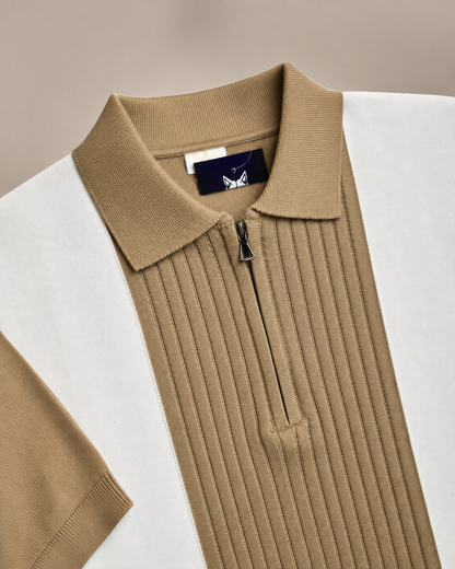 Signature Polo – Biscotti Stripe