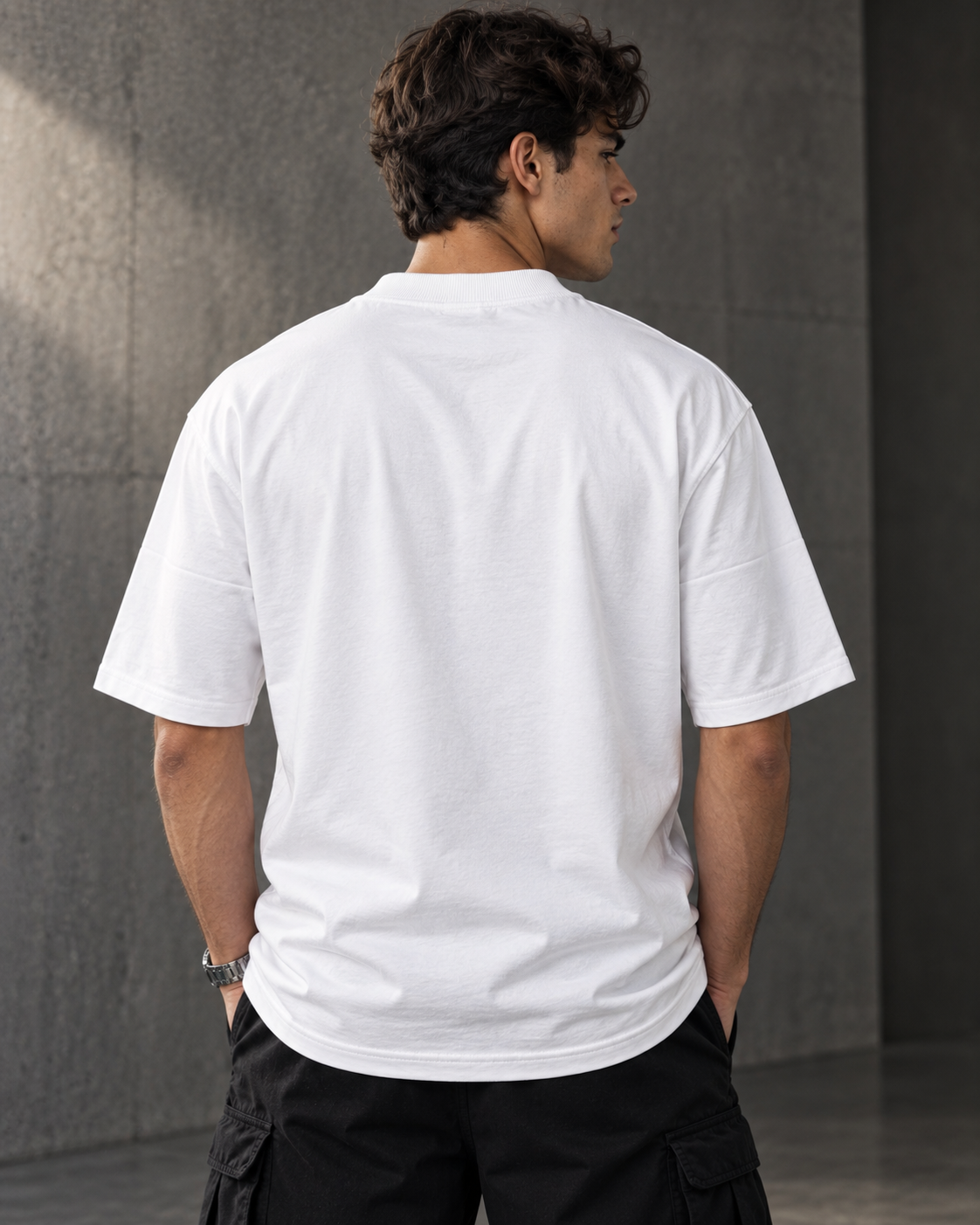 Madrid White – Football cotton Oversized T-Shirt
