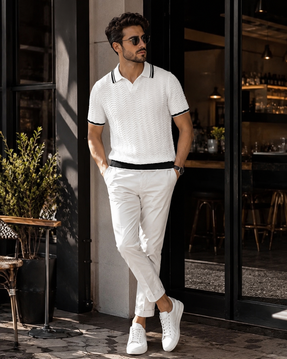 Essential Polo – Arctic Chevron