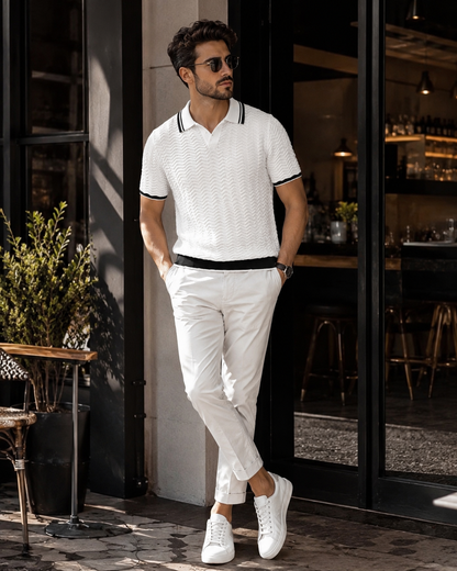 Essential Polo – Arctic Chevron