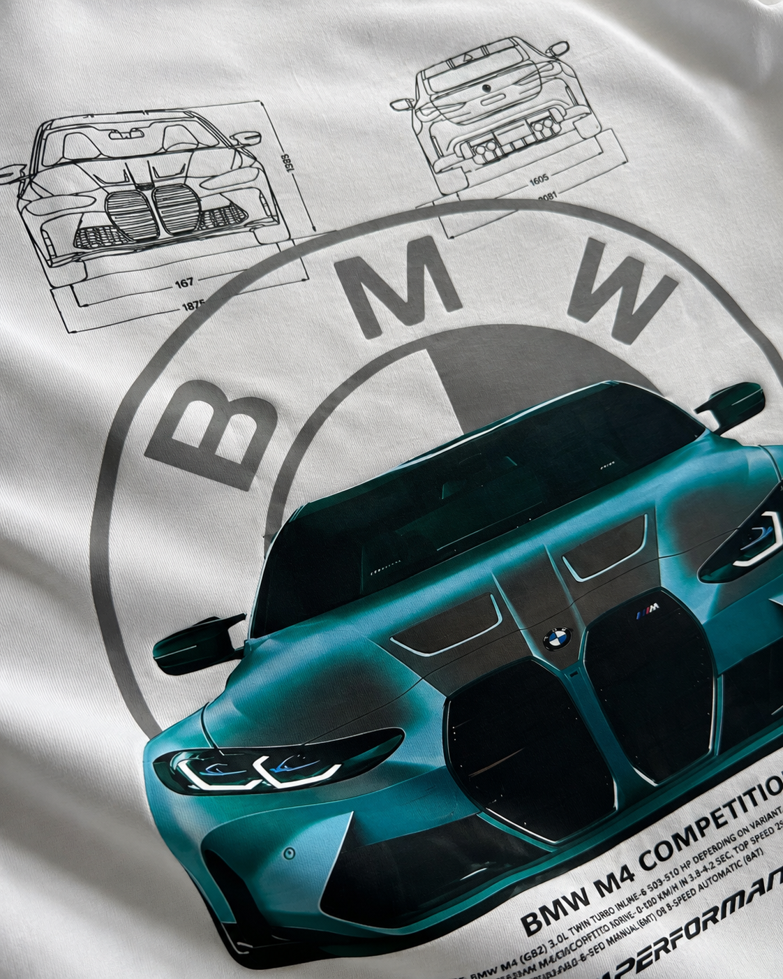 BMW M Performance – Back Graphic Oversized T-Shirt