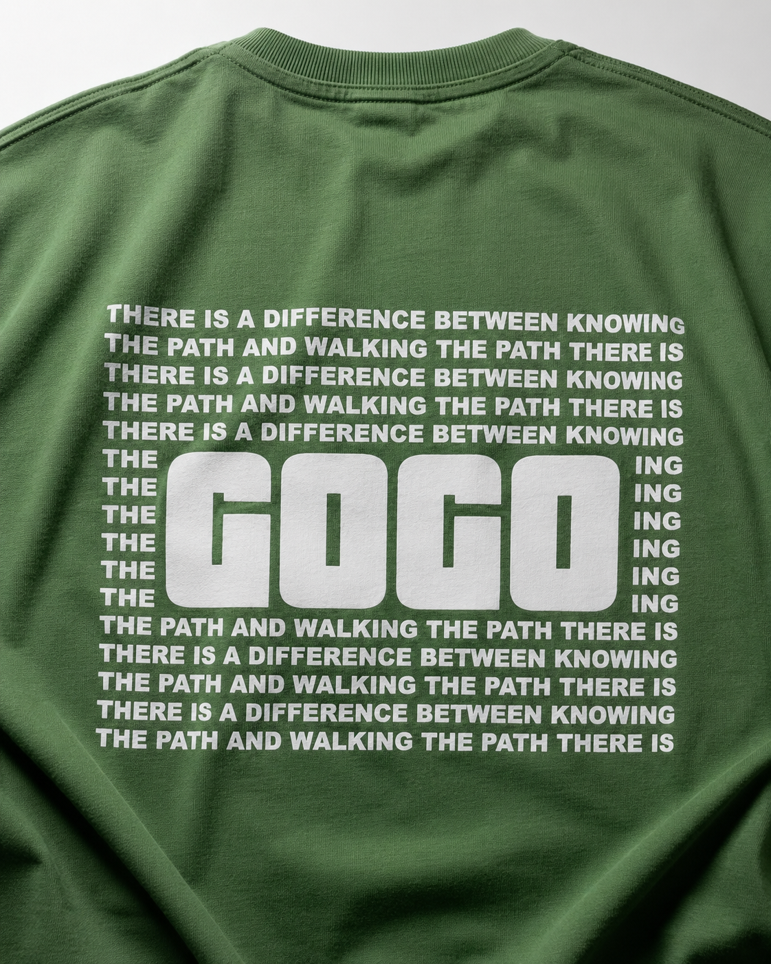 Rogue – Logo Print Green Oversized T-Shirt