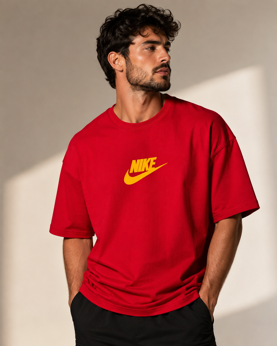 Retro Rush – Radium UV Graphic Oversized T-Shirt
