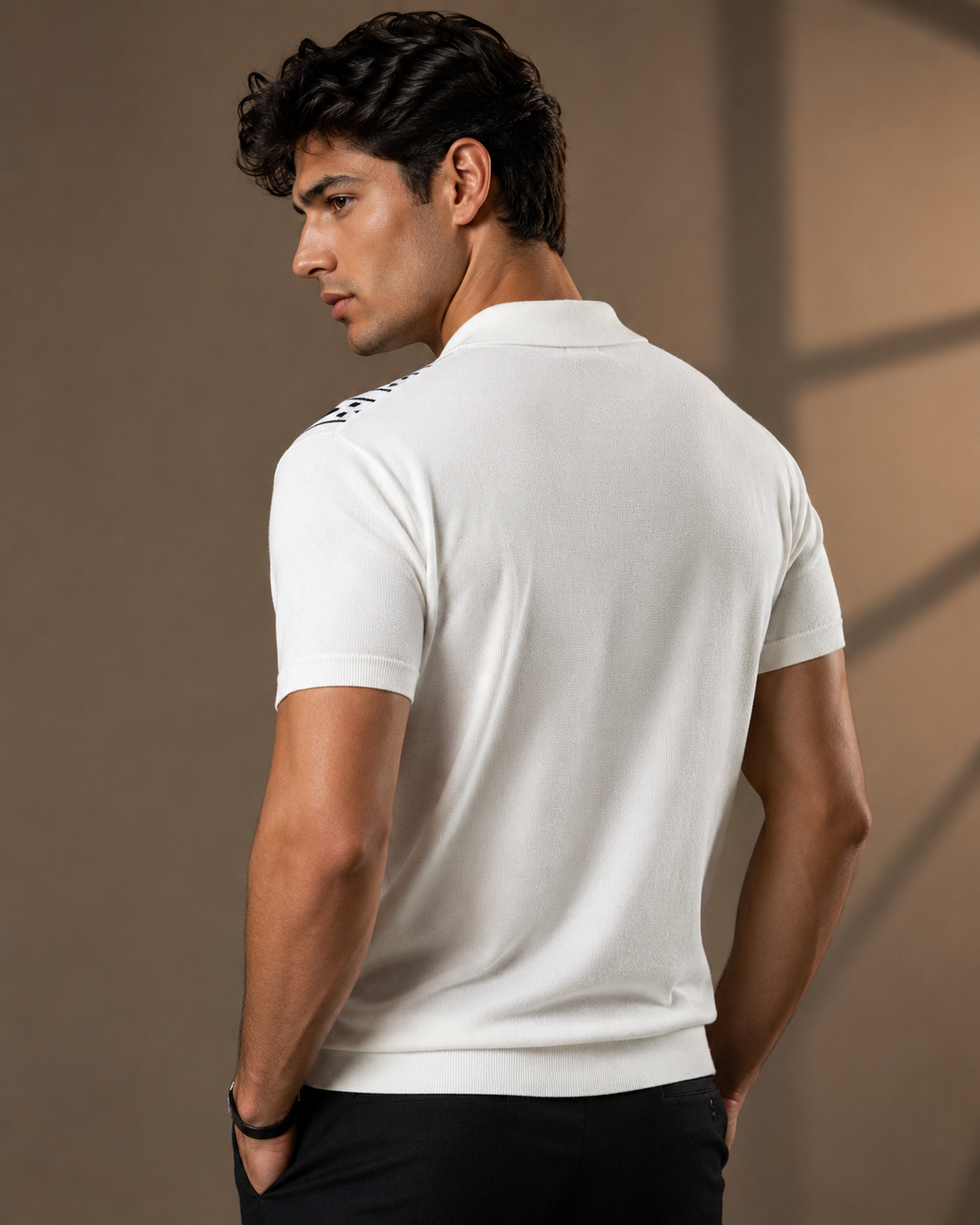 Premium designer white Polo