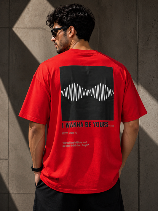 I wanna be yours customized red tee