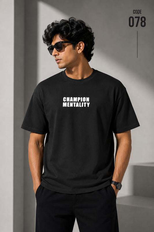 Champion mentality black tee