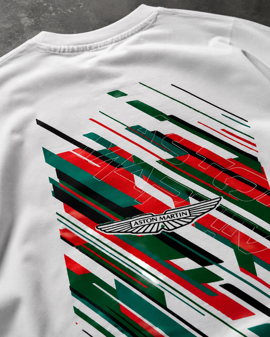 Aston Martin Wings – Logo Print Oversized T-Shirt