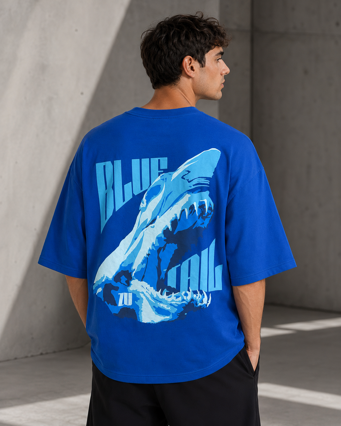 Bluetail – Logo Print Oversized T-Shirt