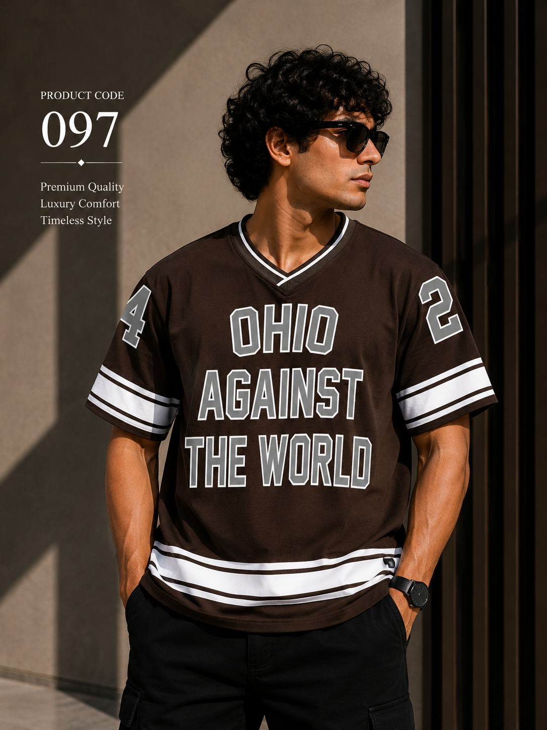 Varsity v-neck ohio tee