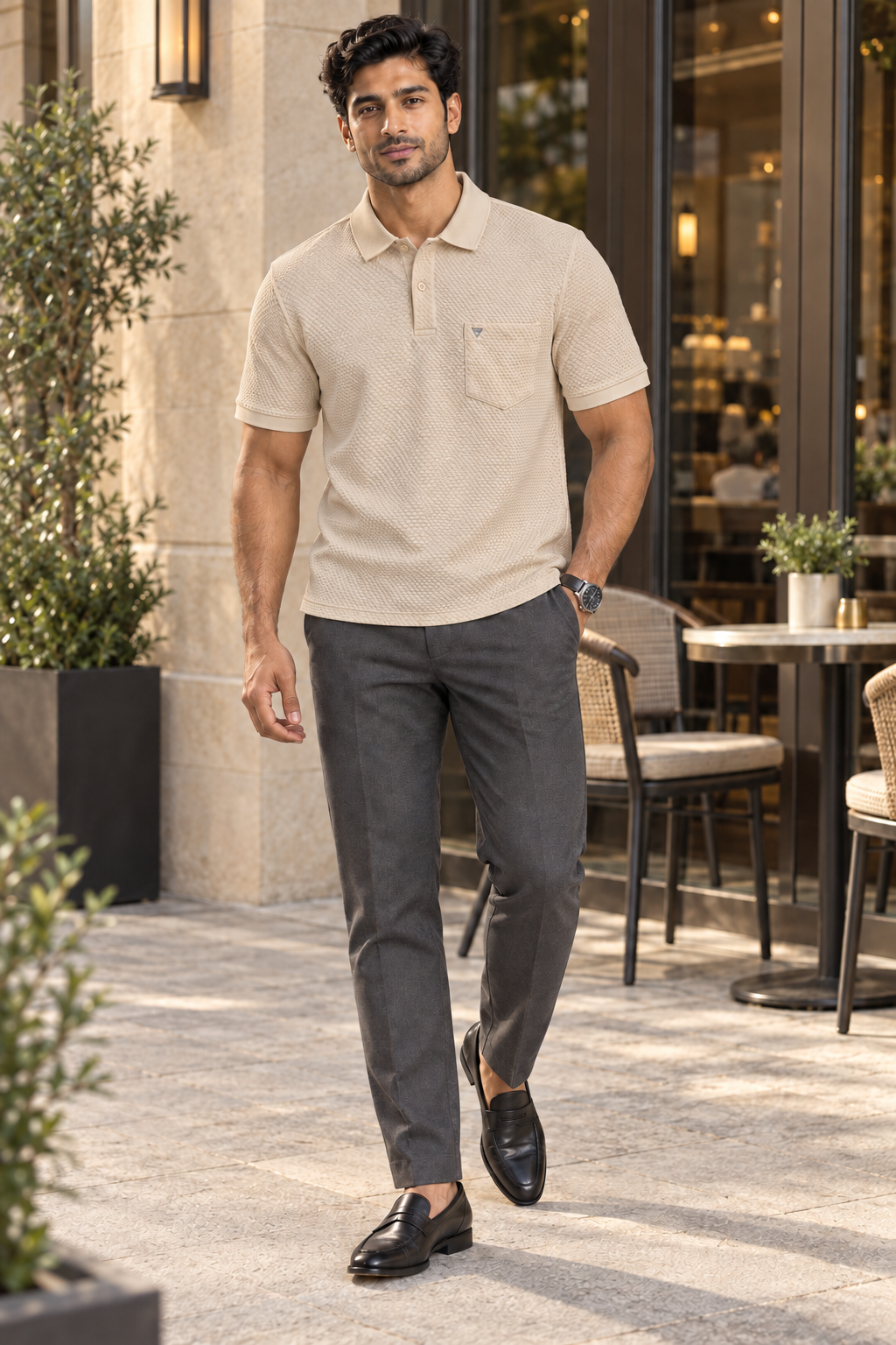 Signature Polo – Vanilla Weave