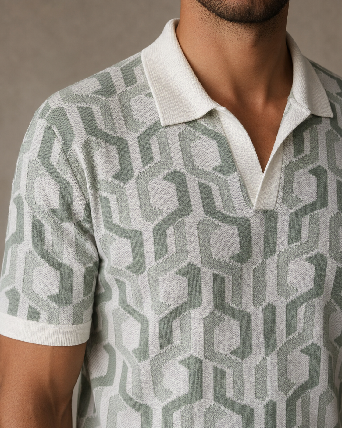 Signature Polo – Sage Labyrinth