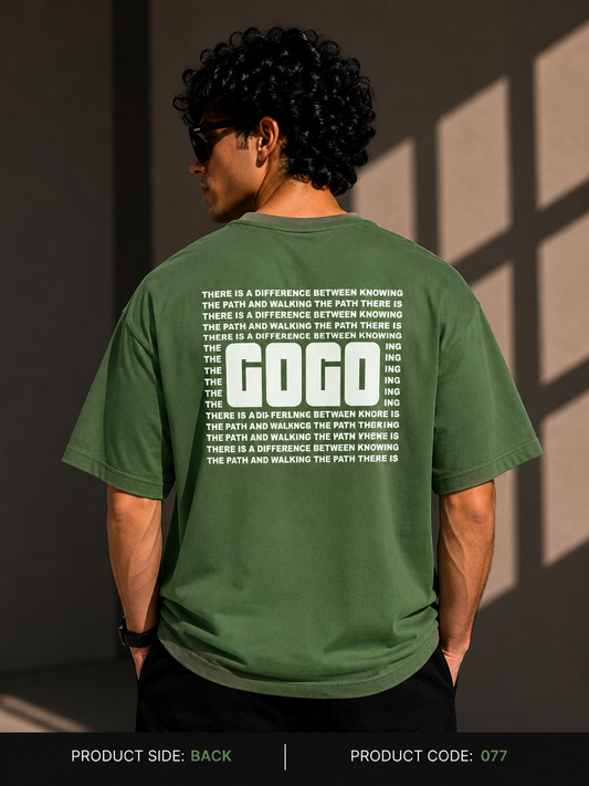 Go Go green tee
