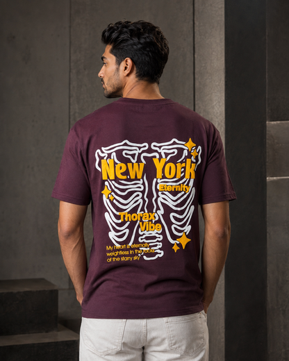 New York Eternity – Puff Print Regular-Fit T-Shirt