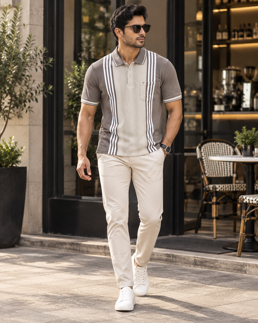 Essential Polo – Taupe Boulevard