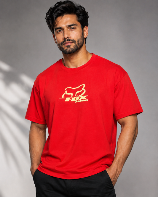 Fox racing red tee