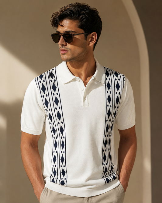 Premium designer white Polo