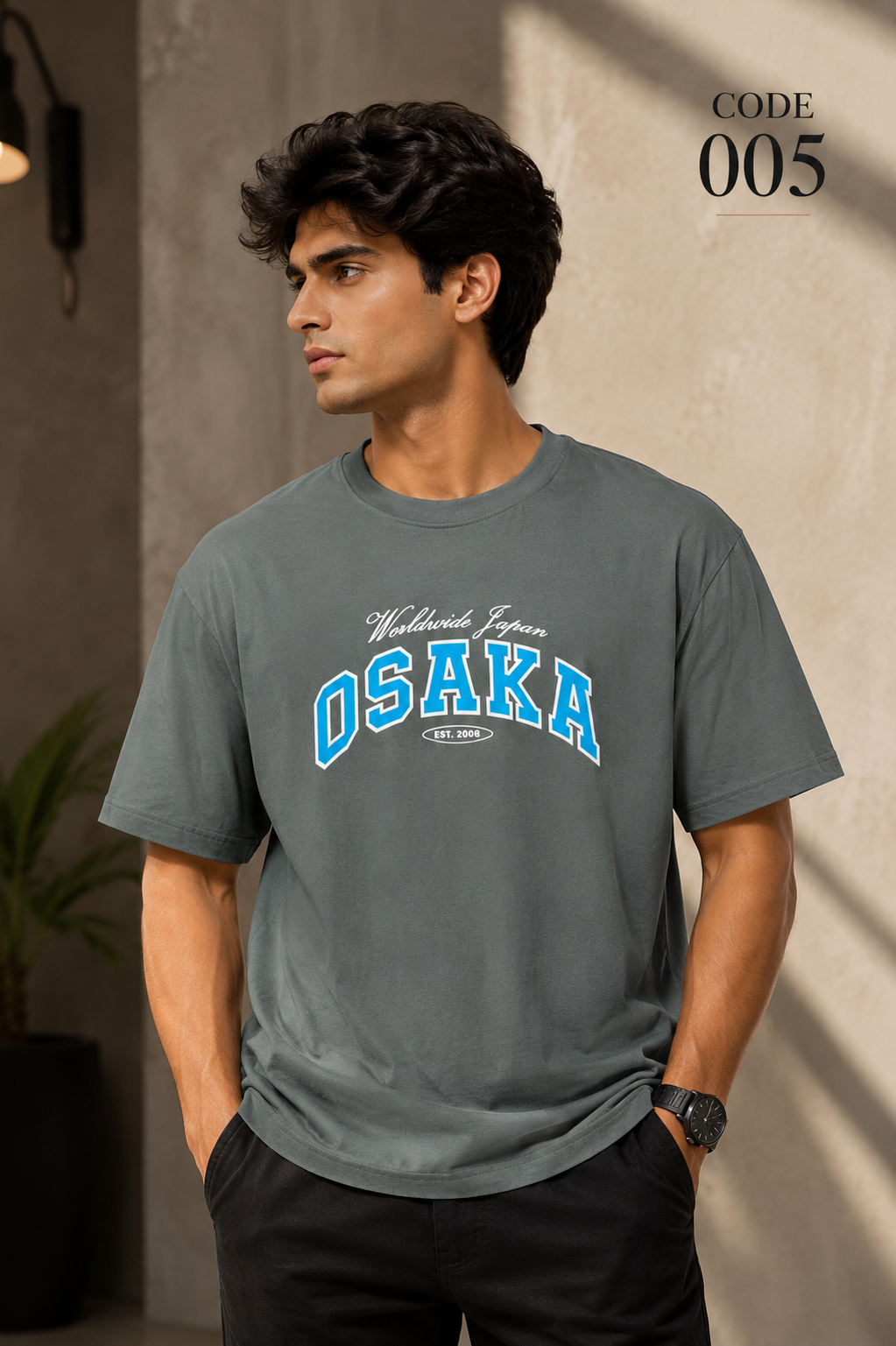 Osaka grey tee