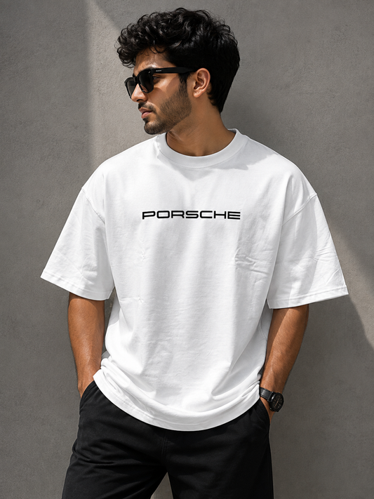Porsche GT3 rs white tee