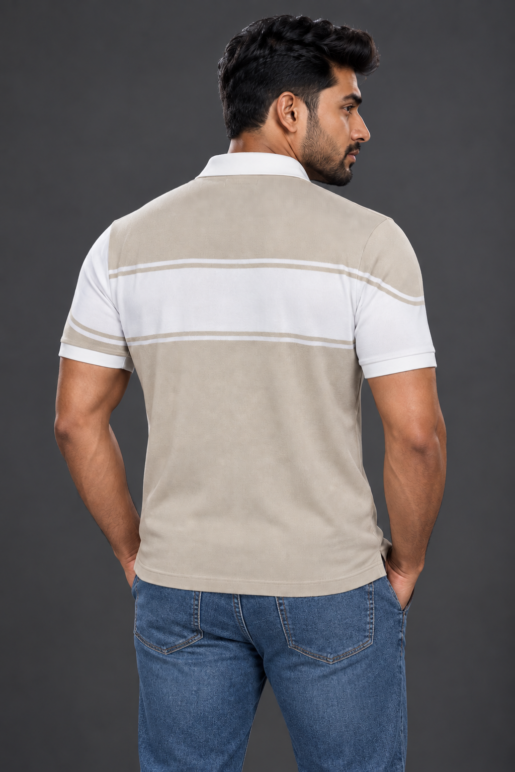 Signature Polo – Champagne Horizon
