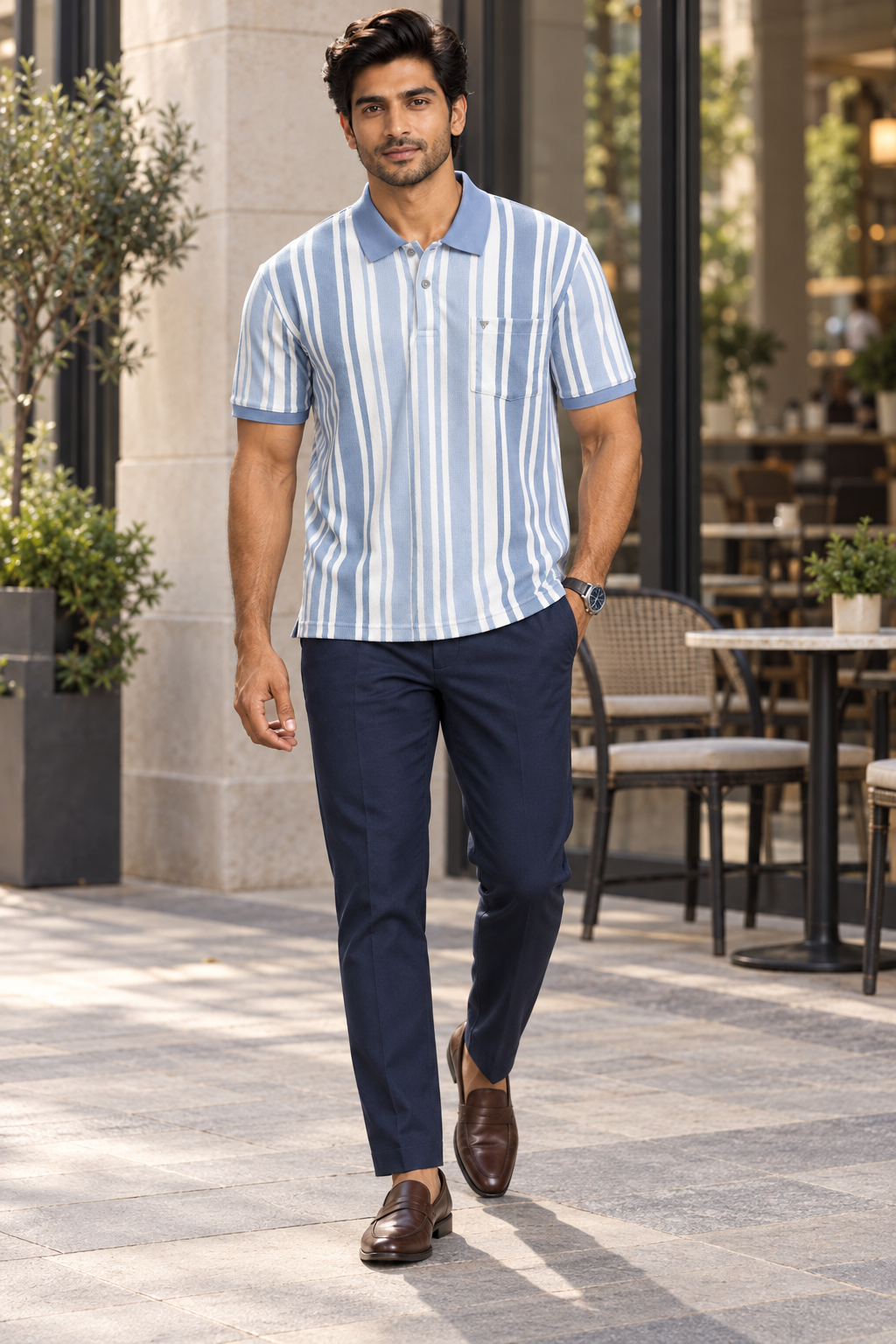 Essential Polo – Riviera Stripe