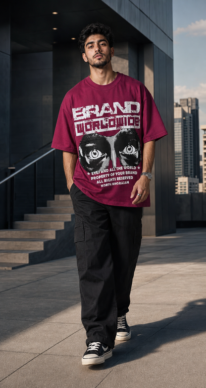 Brand Worldwide – Graphic Print Regular-Fit T-Shirt