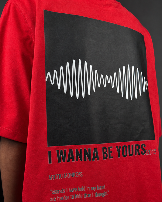 I Wanna Be Yours – Soundwave Print Oversized T-Shirt