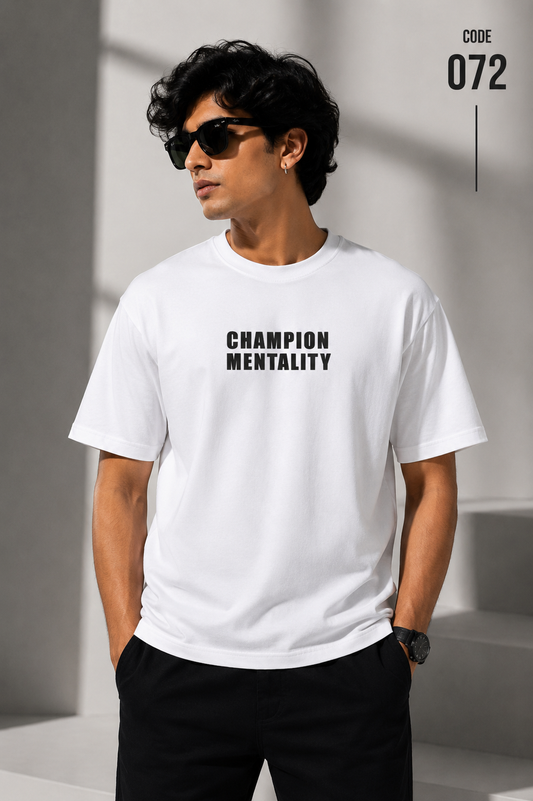 Champion mentality white tee
