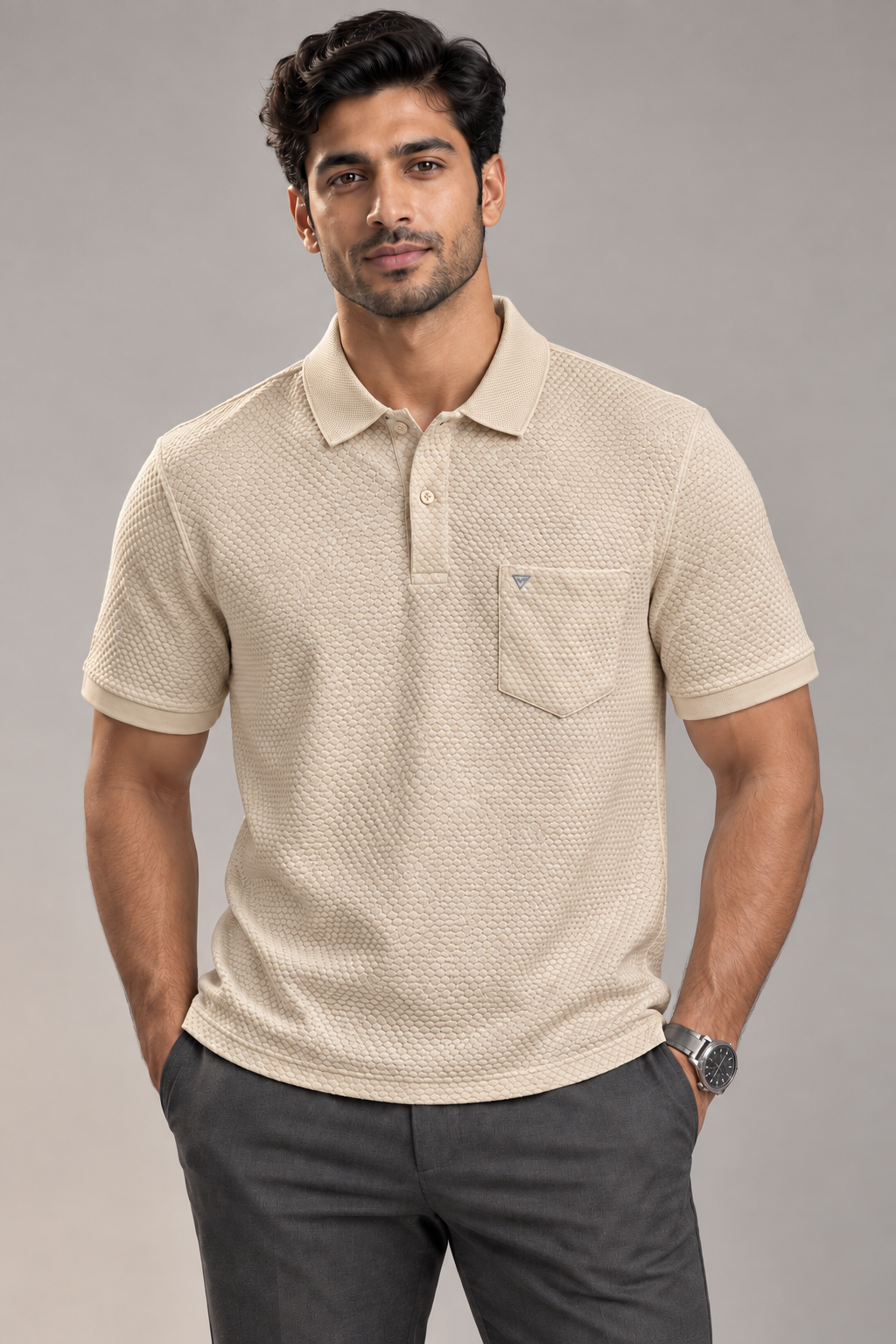Signature Polo – Vanilla Weave