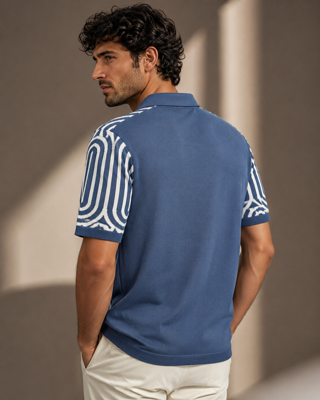 Premium designer blue Polo