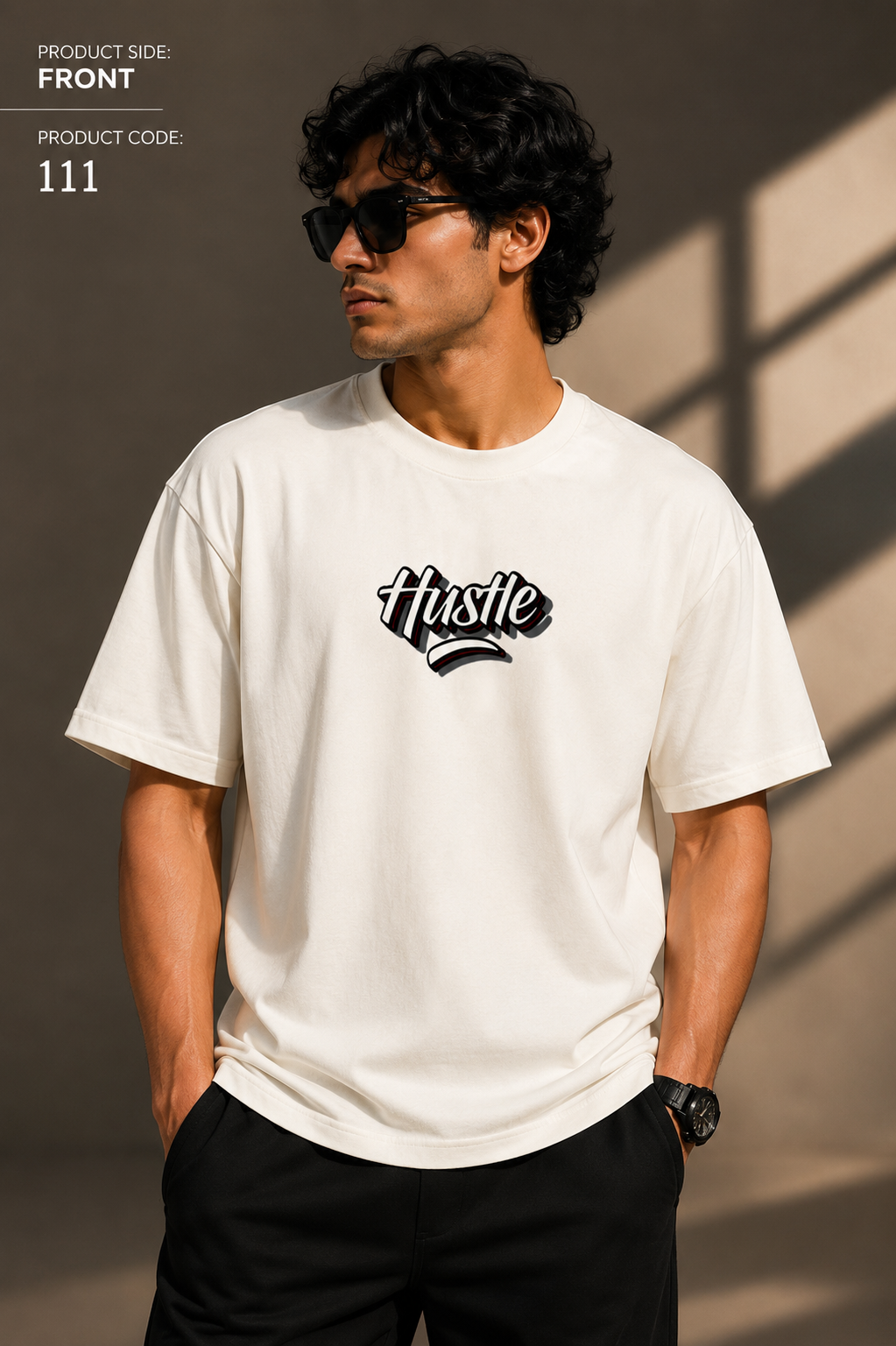 Cool white urban collective tee