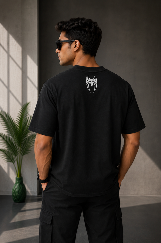 black spider tee