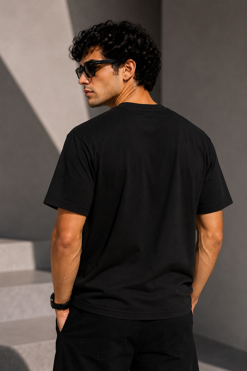 Texas wild black tee