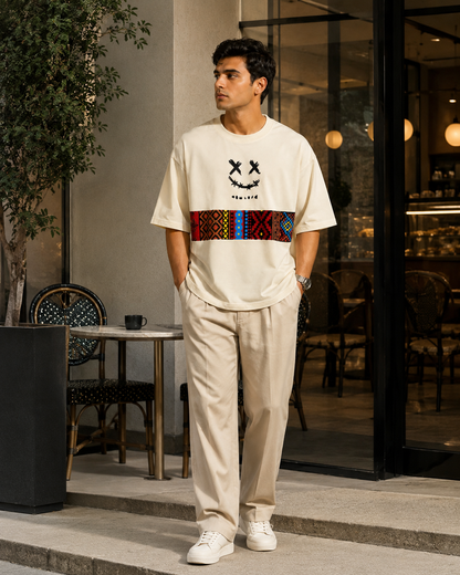 Tribal Code – Graphic Panel Oversized T-Shirt