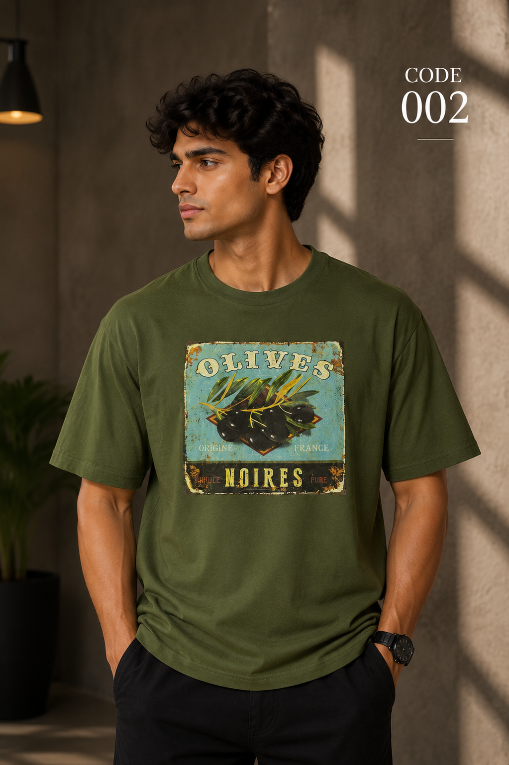 Olives green tee