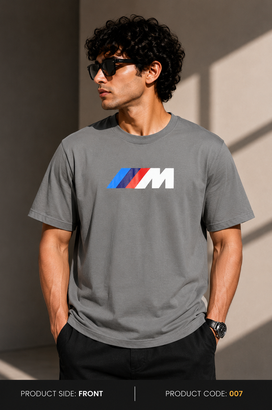 M power grey tee