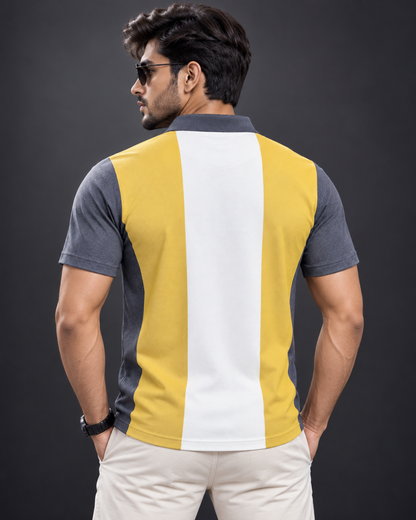 Essential Polo – Dune Tricolour