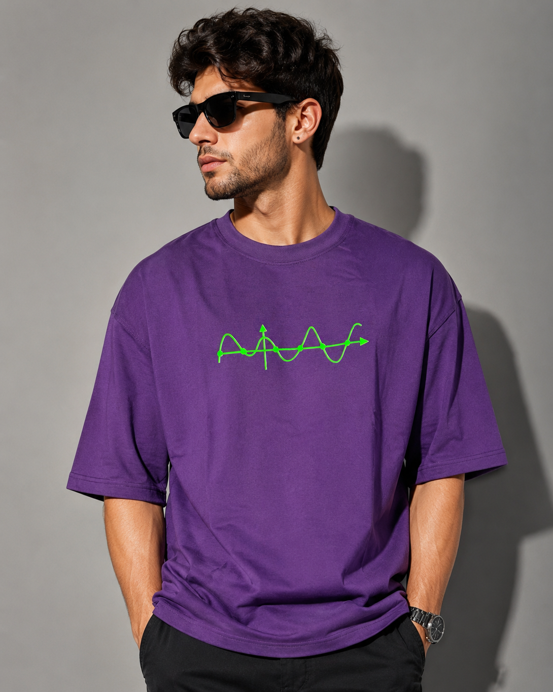 Nuclear Anatomy – Radium UV Graphic Oversized T-Shirt