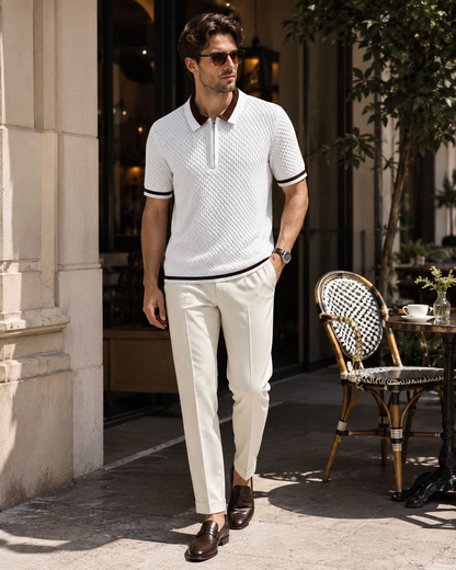 Essential Polo – Frost Honeycomb
