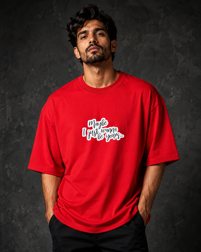 I Wanna Be Yours – Soundwave Print Oversized T-Shirt